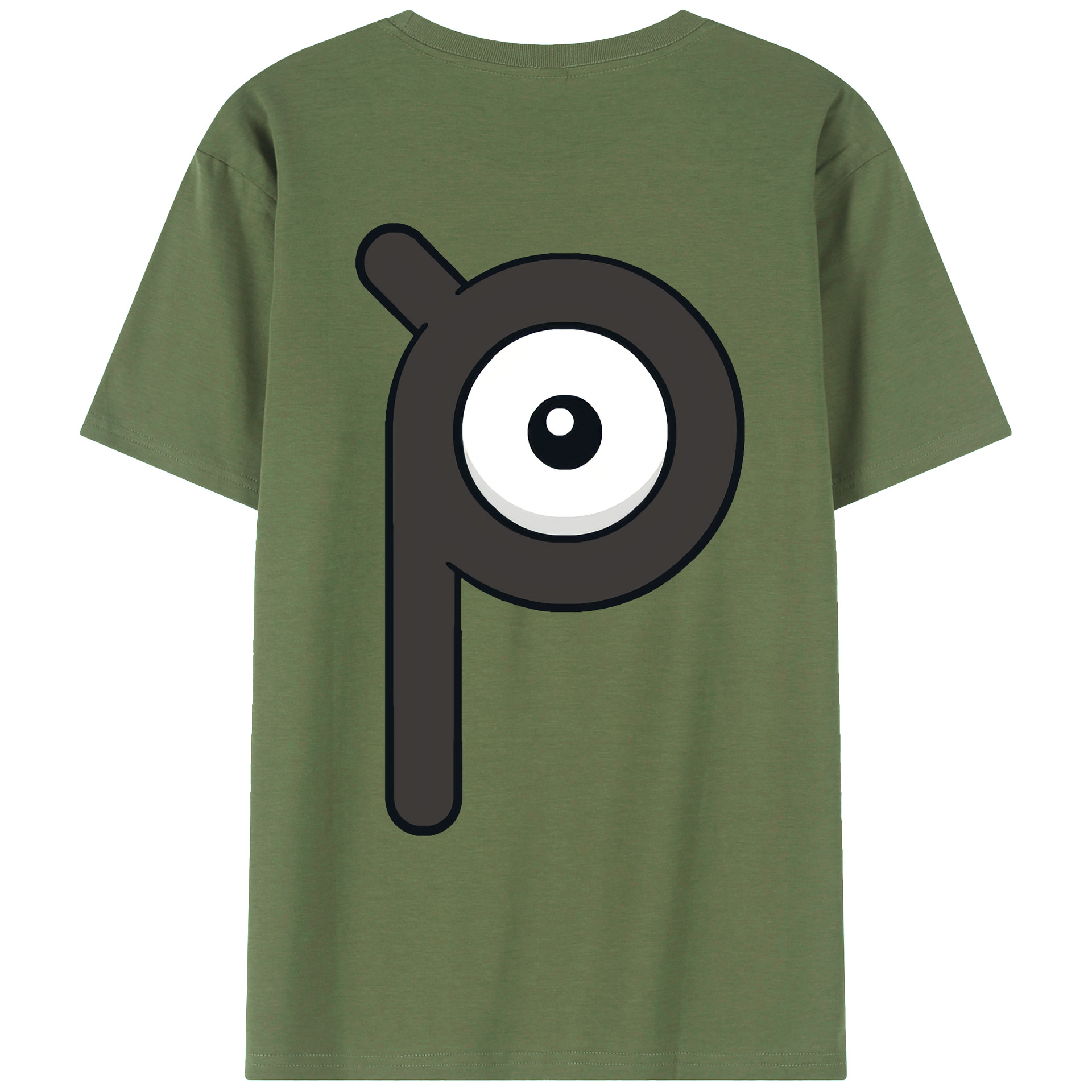 （画像用） ポケットモンスター Pokémon 綿100％ メンズ半袖Tシャツ（バックプリント） 通気性